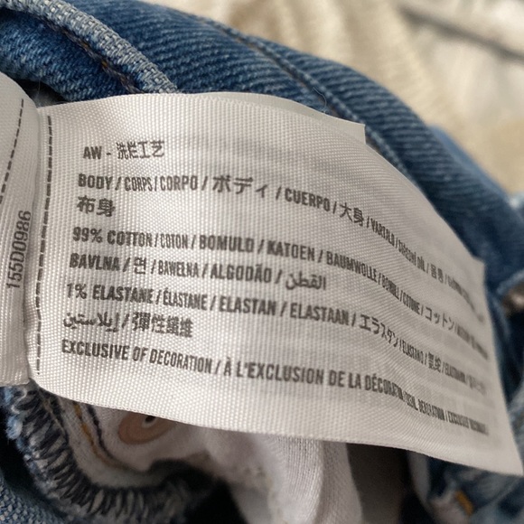 Abercrombie & Fitch The 90's Straight Ultra High Rise Cross Over Waist Jeans - Picture 8 of 10